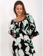 Šaty LK SK 510095.89 čiernobiele