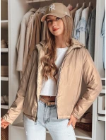 Dámska dvojcestná prechodná bunda SYLVIAN béžová FashionStreet TY4863