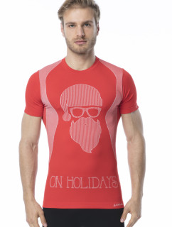 Pánske funkčné tričko s krátkym rukávom IRON-IC - Hipster - červené Farba: červená, Veľkosť: L/XL