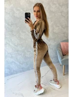 Súprava velúru Queen cappuccino