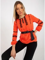 Dámska blúzka LK BZ 506122.35x oranžová - FPrice