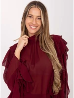 Blúzka PM BZ J1005.25 bordová Blúzka PM BZ J1005.25 bordová