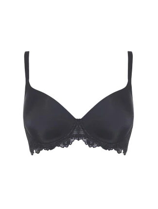 Balkónová podprsenka Mousse Pizzo Black - Lormar Balkónová podprsenka Mousse Pizzo Black - Lormar