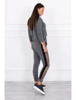 Sada s leopardím vzorom v grafitovej farbe Sada s leopardím vzorom v grafitovej farbe