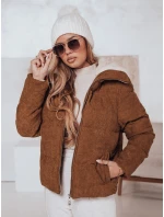 Dámska zimná manšestrová bunda TRENDYGLAM hnedá FashionStreet TY4360