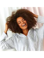 Dámsky župan 1008 sivý plus - Doctornap