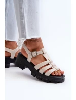 Pachnące Sandały Damskie ZAXY NN285040 Jasnobeżowe