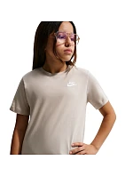 Detské tričko Nike Sportswear beige FZ5177 236 Detské tričko Nike Sportswear beige FZ5177 236
