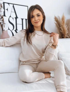 MILIAN dámske tepláky light beige FashionStreet AY0819