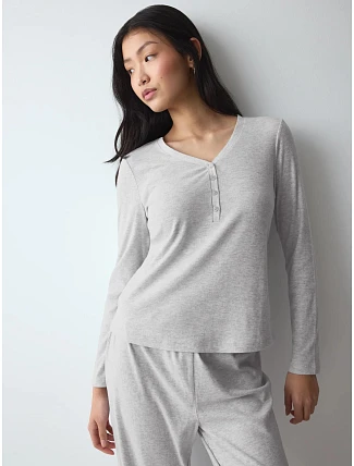 Svetre Mix & Match LSL Top Soft, šedá farba Grey Combination – TRIUMPH Svetre Mix & Match LSL Top Soft, šedá farba Grey Combination – TRIUMPH