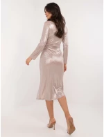 Šaty DHJ SK 18169.76 béžové