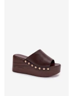 Model topánok na klinoch 225130 Krok v štýle