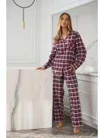 L&L 2475 Roxy dlhé/r S-XL dámske pyžamo so zipsom