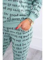 Tlačená sada tmavo mätová Tlačená sada tmavo mätová