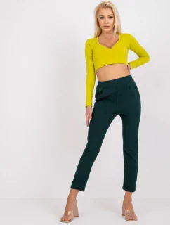 DHJ nohavice SP 13926.02 tmavo zelená