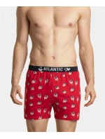 Pánské trenýrky ATLANTIC 2Pack - červená/tmavě modrá Pánské trenýrky ATLANTIC 2Pack - červená/tmavě modrá