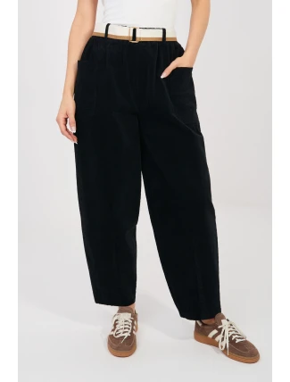 Šnúrové nohavice model 225098 Rue Paris