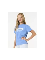 Tričko RIP CURL SURF PUFF RELAXED TEE – GIRL, modré Tričko RIP CURL SURF PUFF RELAXED TEE – GIRL, modré