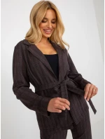 Dámska bunda LK MA 507802.22 tmavo šedá - FPrice