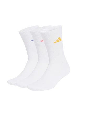 Ponožky adidas Cushioned Sportswear Crew, 3 páry, biele, KQ6760 Ponožky adidas Cushioned Sportswear Crew, 3 páry, biele, KQ6760