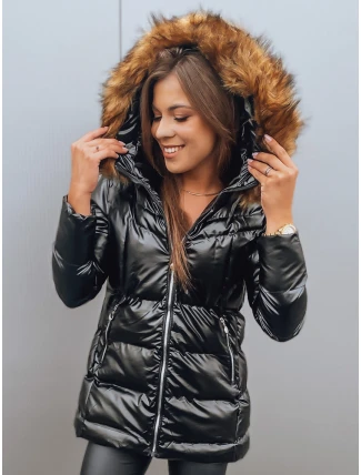 Dámska bunda GISEL black FashionStreet TY3092 Dámska bunda GISEL black FashionStreet TY3092