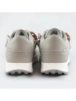 Šedé sneakersy s retiazkou (6368)