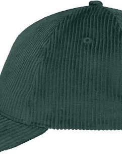 Daiber MB 6253 6-panelová manšestrová čiapka 03.6253 smoky green