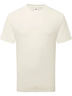 Tričko Fruit of the Loom Pure Cotton T z hrubej bio bavlny 16.1362 natural