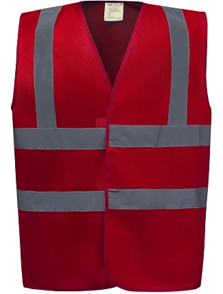 Bezpečnostná vesta Yoko HVW 100 Hi-Vis 79.W100 červená Bezpečnostná vesta Yoko HVW 100 Hi-Vis 79.W100 červená