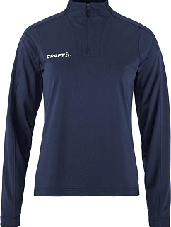 Craft Teamwear Evolve 2.0 Half Zip W Dámska tréningová bunda so zipsom na 1/4 dĺžky 82.4761 tmavomodrá