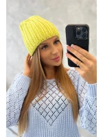 Dámska čiapka Rebecca K345 yellow