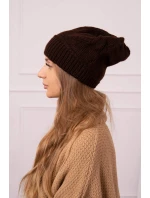 Dámska čiapka Ingrid K371 hnedá Dámska čiapka Ingrid K371 hnedá