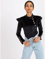 Blúzka DHJ BZ 6533A.44P čierna Blúzka DHJ BZ 6533A.44P čierna