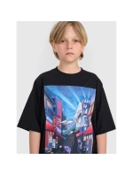 Chlapčenské tričko oversize s potlačou 4F 4FJRAW25TTSHM3061-20S