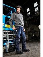 Daiber JN 839 Pracovná mikina z bio bavlny, s kapucňou, zips „1/4“ 02.0839 tmavomodrá Daiber JN 839 Pracovná mikina z bio bavlny, s kapucňou, zips „1/4“ 02.0839 tmavomodrá
