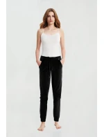Vamp - Zamatové nohavice s vysokým pásom 21192 - Vamp Vamp - Zamatové nohavice s vysokým pásom 21192 - Vamp