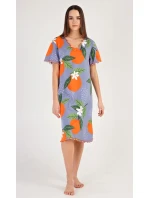 Dámska nočná košeľa s krátkym rukávom Pomaranče