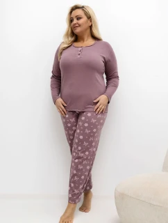 Pohodlné pyžamo pre plnoštíhly model 221185 Forever Pink