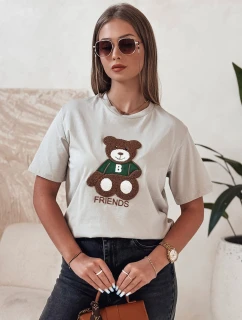 Dámske tričko BAREN beige FashionStreet RY2566