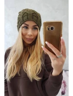 Fleecová čiapka Sonia K201 khaki