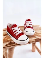 Dziecięce Trampki Klasyczne Czerwone Filemon