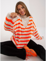 Dámsky sveter TW SW BI M59 oranžový