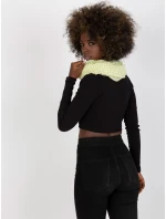 Dámsky tunelový šál AT CH BF48181 svetlo žltá