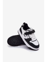 Lekkie Sneakersy Dziecięce Big Star RR374052 Biało-Czarne