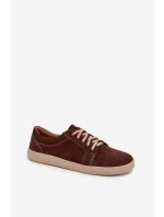 Tenisky Barefoot z prírodného semišu Zazoo 314 chocolate Tenisky Barefoot z prírodného semišu Zazoo 314 chocolate