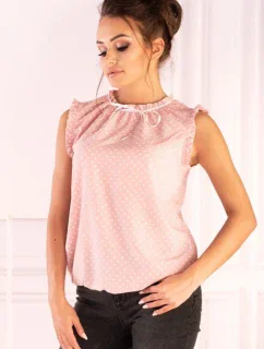 Blúzka Amargo Pink White - Merribel