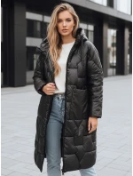 Dámska zimná bunda oversize čierna FashionStreet TY5502