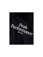 Mikina Peak Performance Jr Original Hood, čierna Mikina Peak Performance Jr Original Hood, čierna