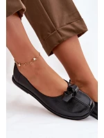 Kožené dámské polobotky Zazoo 379 Černé