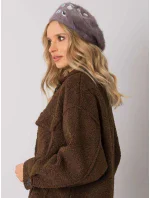 Dámska čiapka BF38834 1 tmavo fialová Dámska čiapka BF38834 1 tmavo fialová